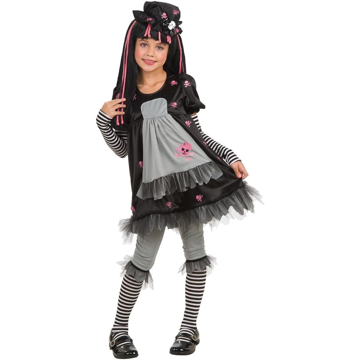 Rubie's Drama Queens Child Goth Doll-ista Costume S I-884681S