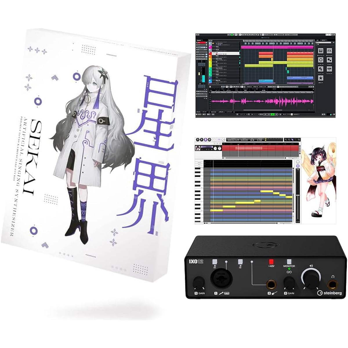 KAMITSUBAKI STUDIO Musical Isotope Astral World Easy Starter Set Cevio AI SEKAI KAMITSUBAKI STUDIO