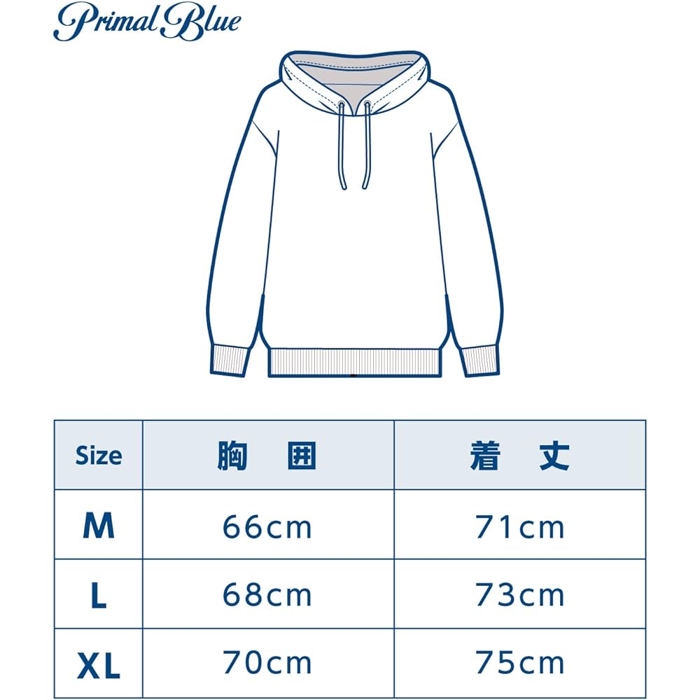 [Primal Blue] Neon Sauna Hoodie Sauna Hoodie Sauna Goods Long Sleeve Primal Blue