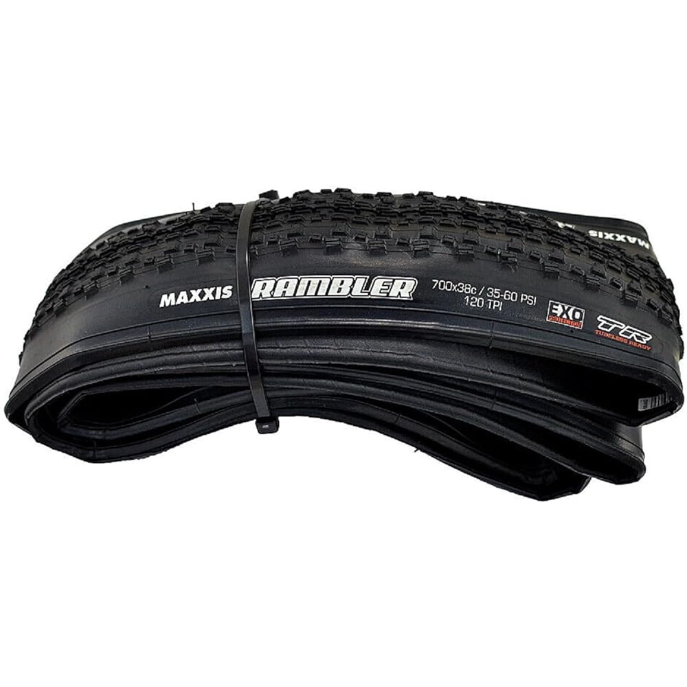 MAXXIS RAMBLER M2018RU Gravel-specific Tire Folding Tire TR EXO 700x38C, Black, 2 Tire, MX2132