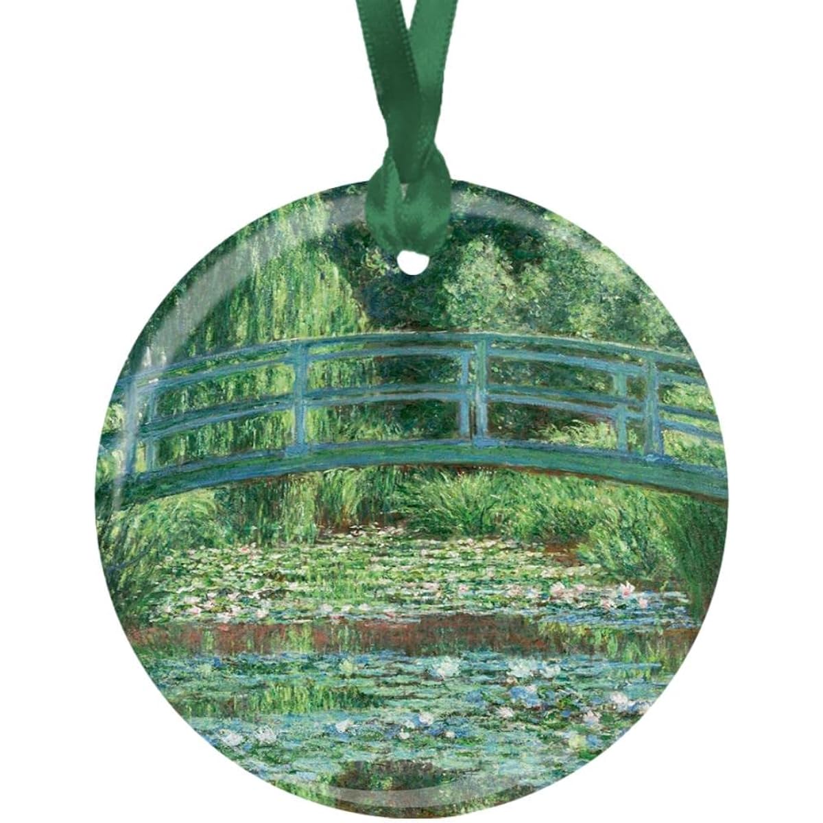 RainCaper Christmas Tree Ornament Porcelain Van Gogh Cornflowers & Poppies Fine Art Keepsake Ornament