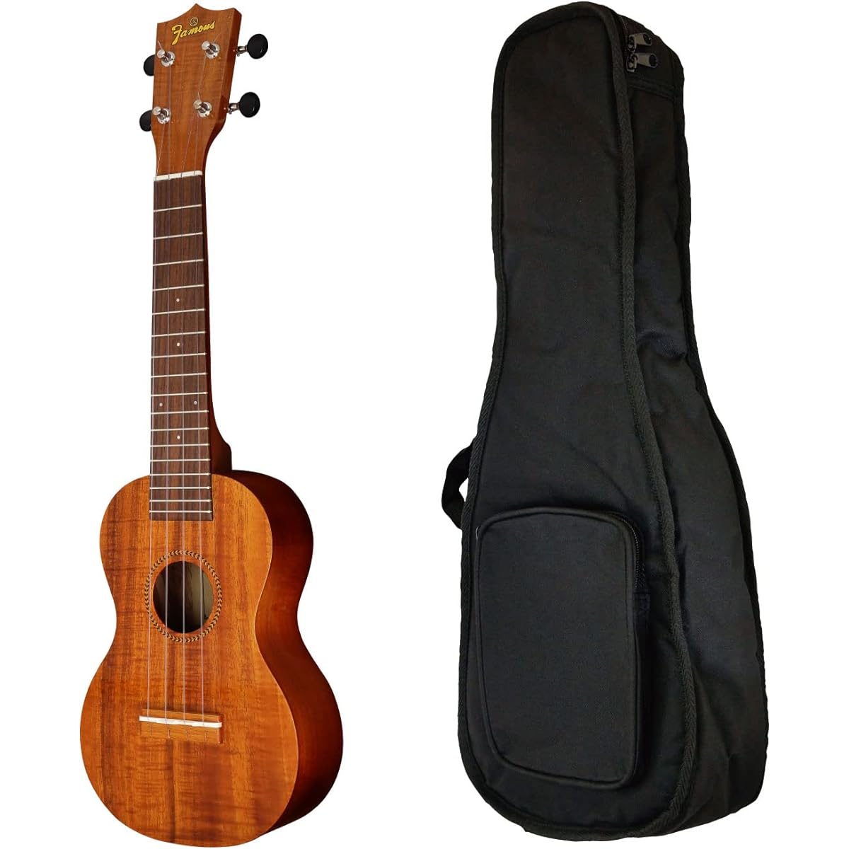 [Soft case set] Famous ukulele FS-8LN soprano