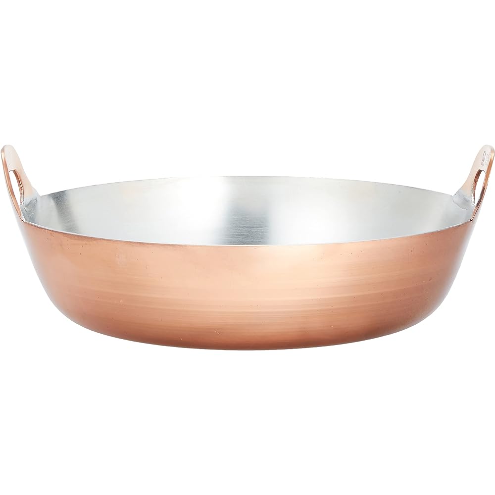 Endo Shoji TKG Tempura Pot Copper 30cm Depth (mm) 70 Thickness (mm) 2 Mass (kg) 2.01 Capacity (L) 4.1 Copper's excellent thermal conductivity allows for crispy and crispy cooking Commercial use AAG08030