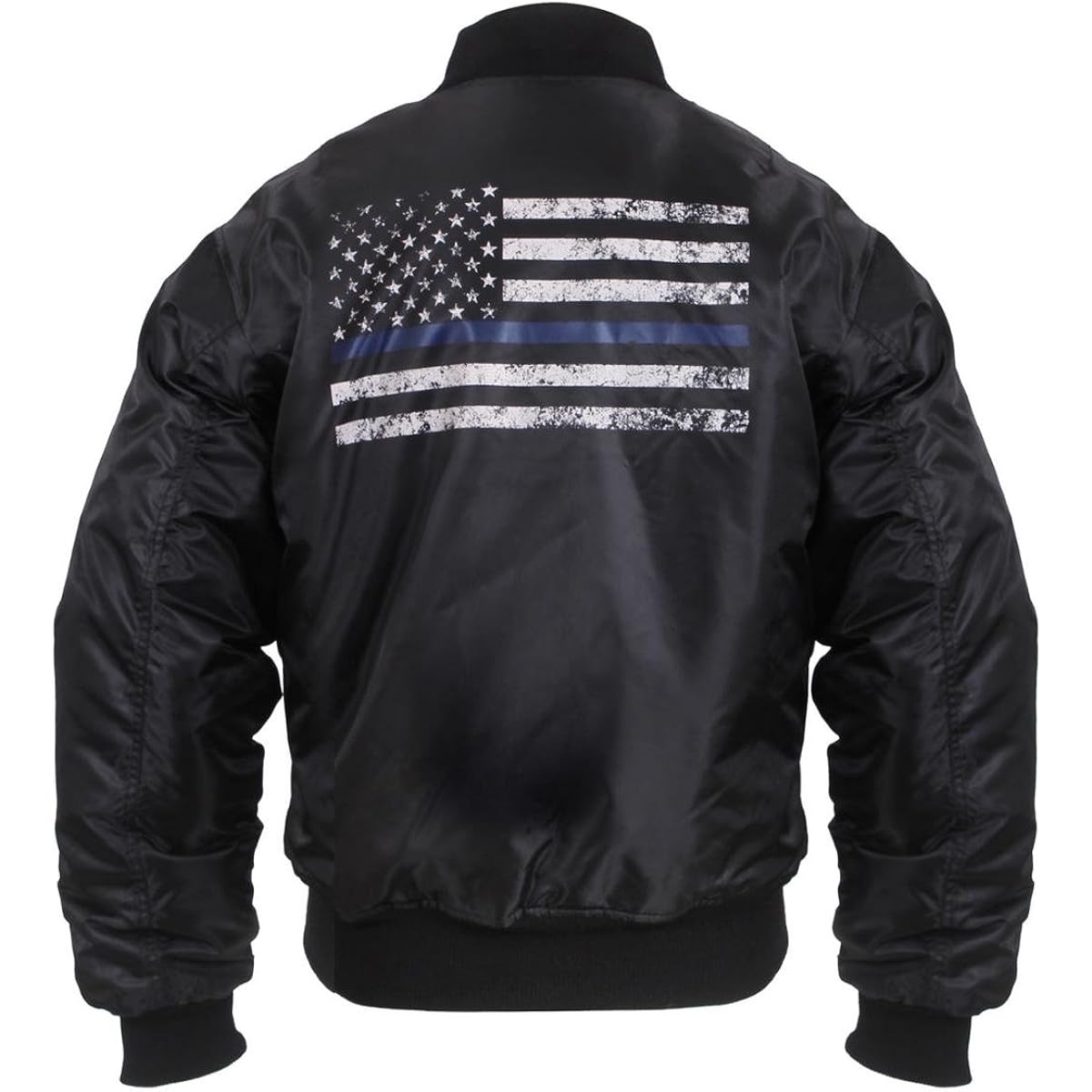 Rothco Thin Blue Line Flag MA-1 Flight Jacket