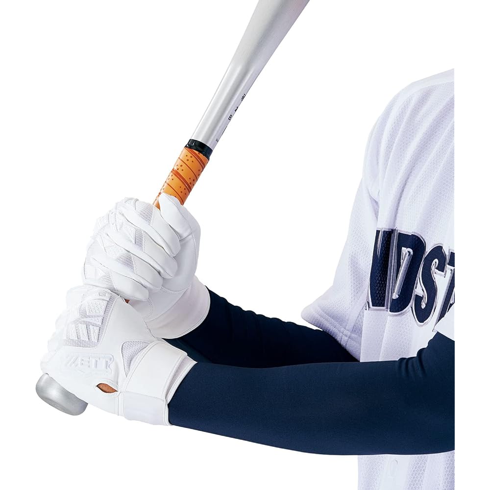 ZETT Batting Gloves, Neo Status, Two-handed, Compatible with High School Baseball Rules, BG798HS