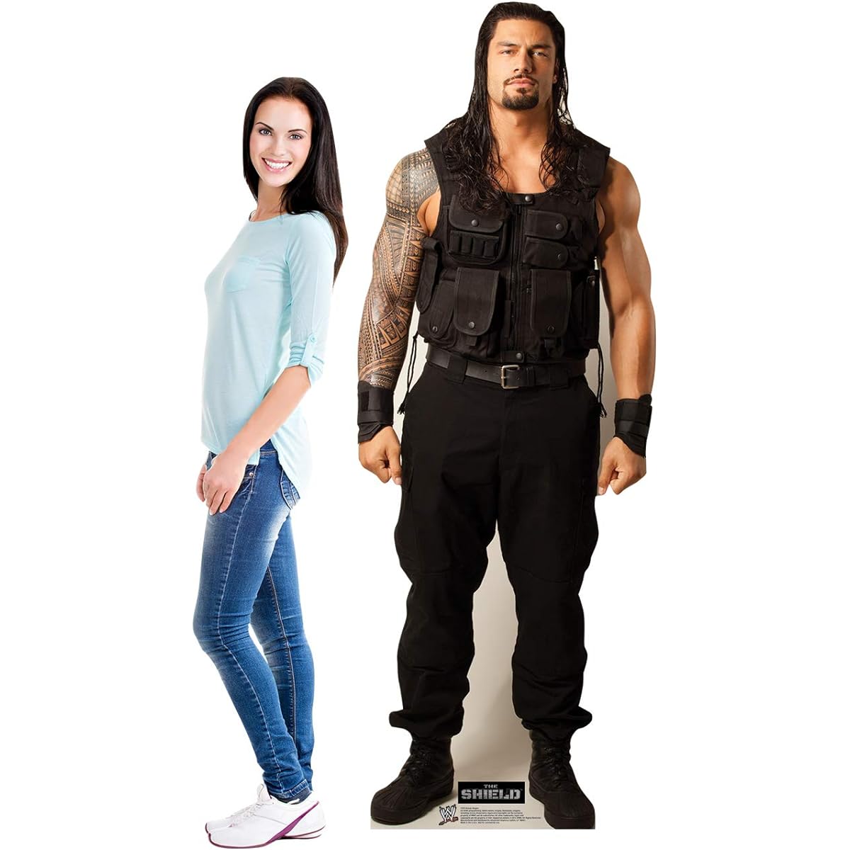 Cardboard People Roman Reigns Life-Size Cardboard Cutout Stand-Up WWE