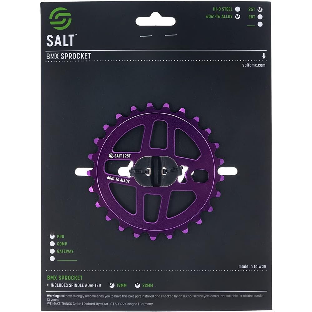 SALT Bicycle BMX Chainring PRO Sprocket 25T