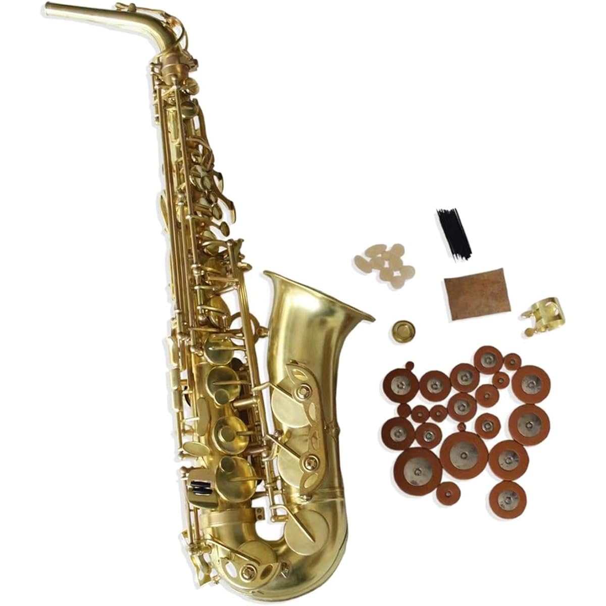 LOL-FUN Alto Saxophone Woodwind Instrument Parts Brilliant Sound Fasteners Violin Sax Brass for Family Gathering Players