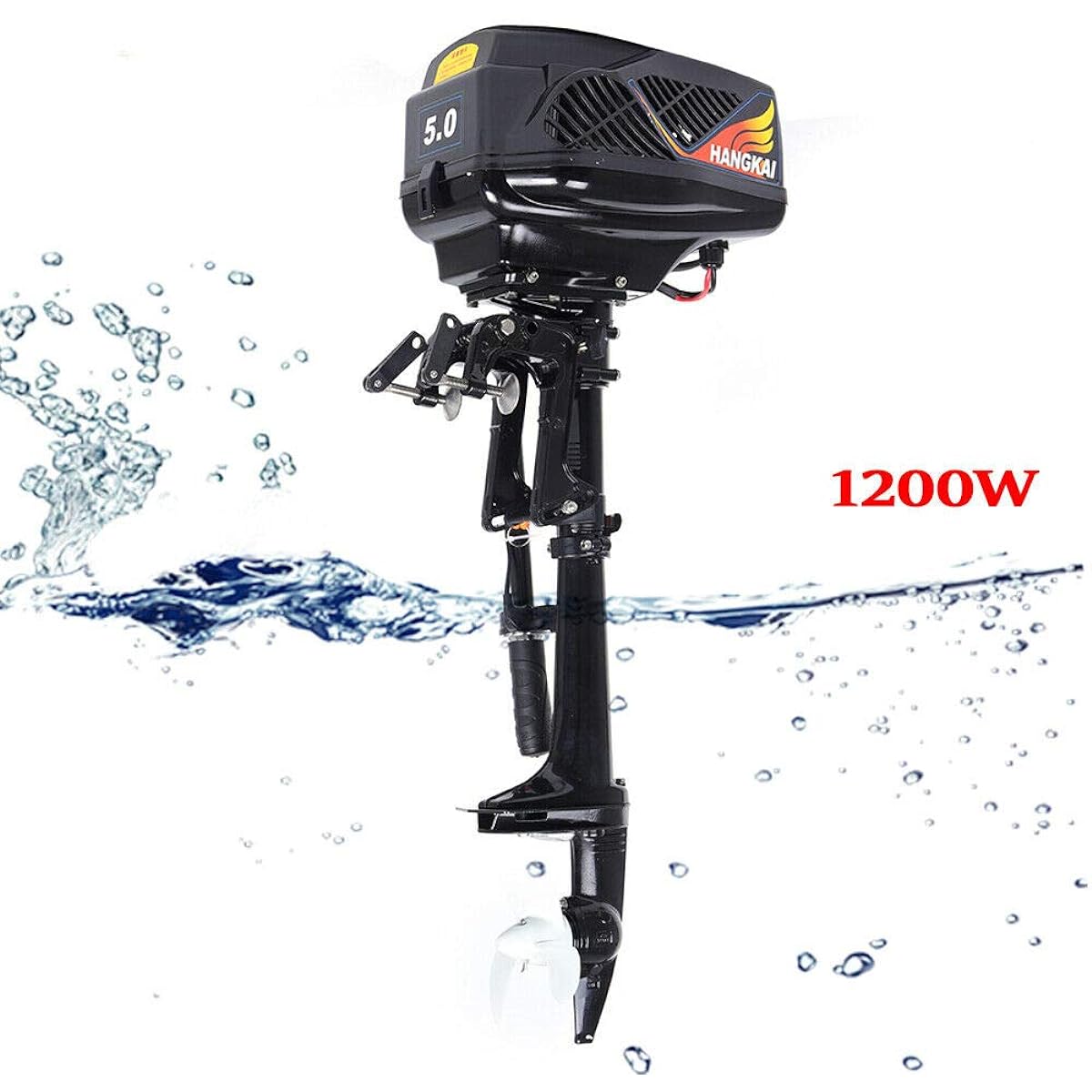 48V 1200W Electric Boat Motor Engine 5HP Boat Motor Outboard Fishing Boat Motor Short Shaft (5HP 48V 1200W)