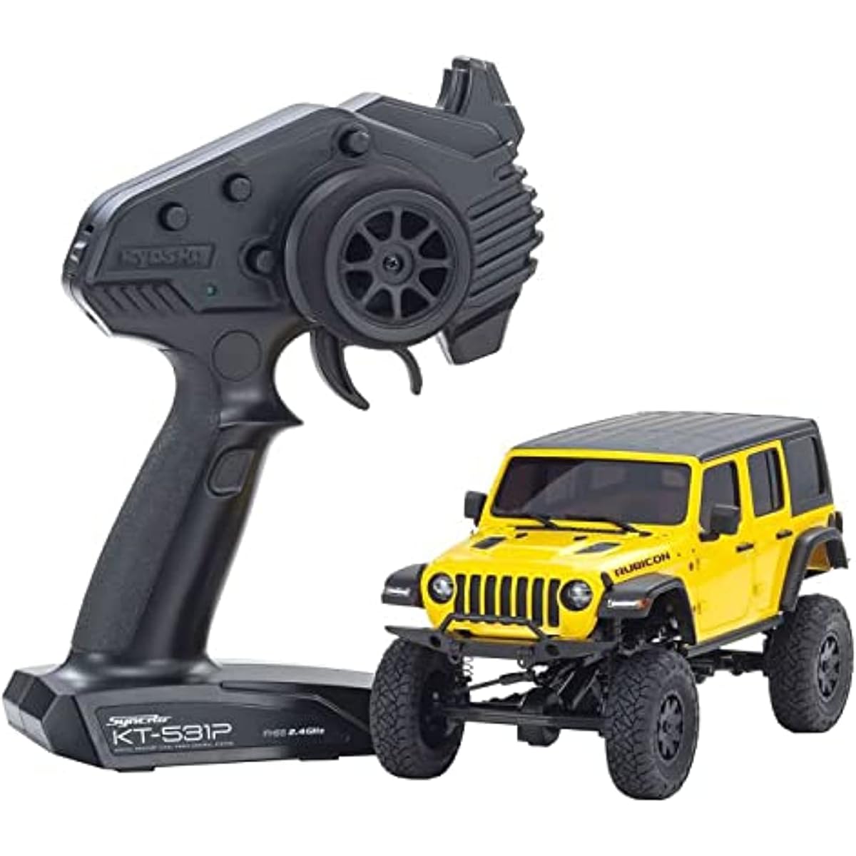 Kyosho Electric Crawling Car MINI-Z 4×4 Series Readyset Jeep Wrangler Unlimited Rubicon Herayara Yellow Electric Radio Control 32521Y