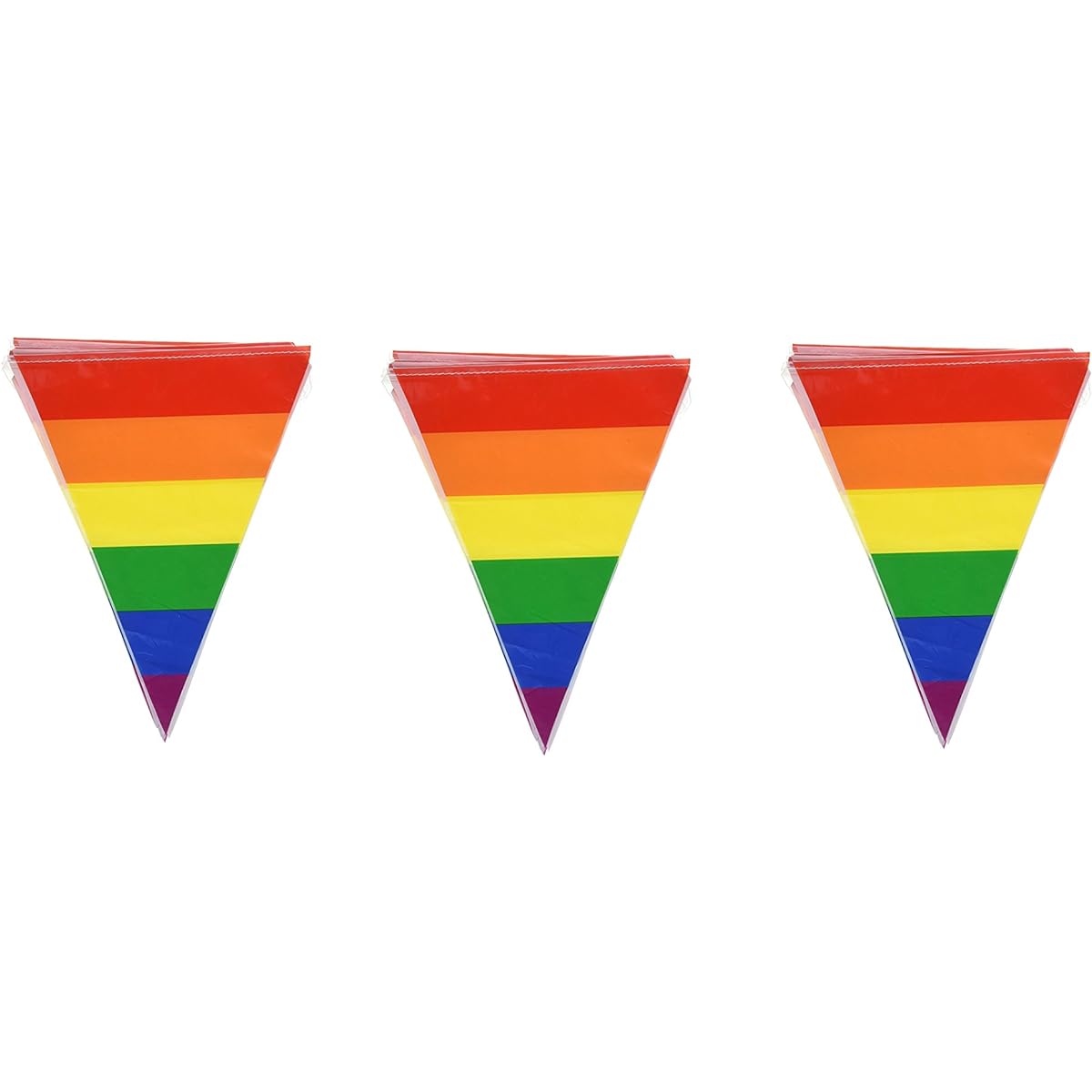 Rainbow Pennant Banner Party Accessory (3-Pack)