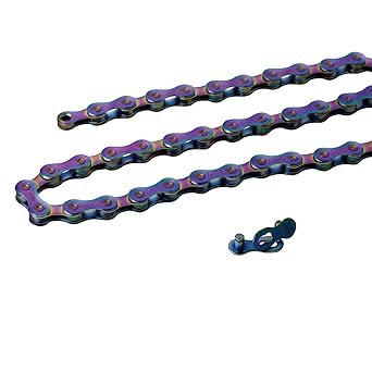GORIX Bicycle Chain [Road Bike/Cross Bike/Mountain Bike] (10 Speed (Silver))