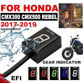 Digital Meter Display For Honda CMX300 Rebel CMX500 2017 CM300 CM500 Rebel Motorcycle Accessories LCD 6 Speed 1-6 Level Gear Indicator Digital Meter Indicator Meter Display