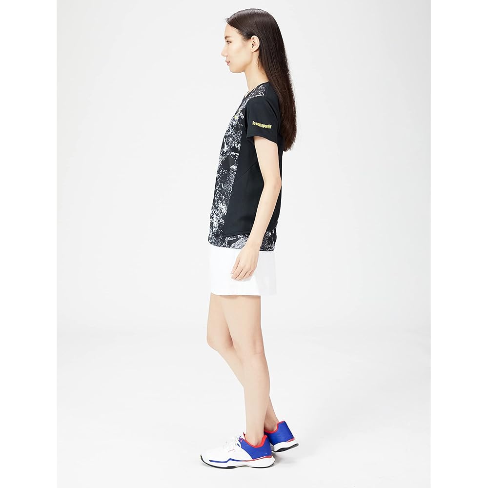 [Le Coq Sportif] Women's Short Sleeve Shirt Tennis UPF30