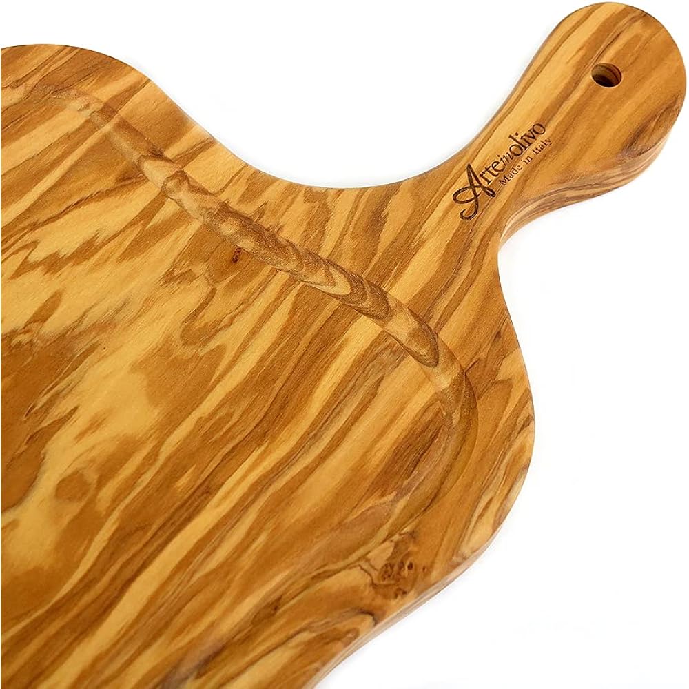 Arteinolivo Olive Wood Grooved Cutting Board (Regular Size)