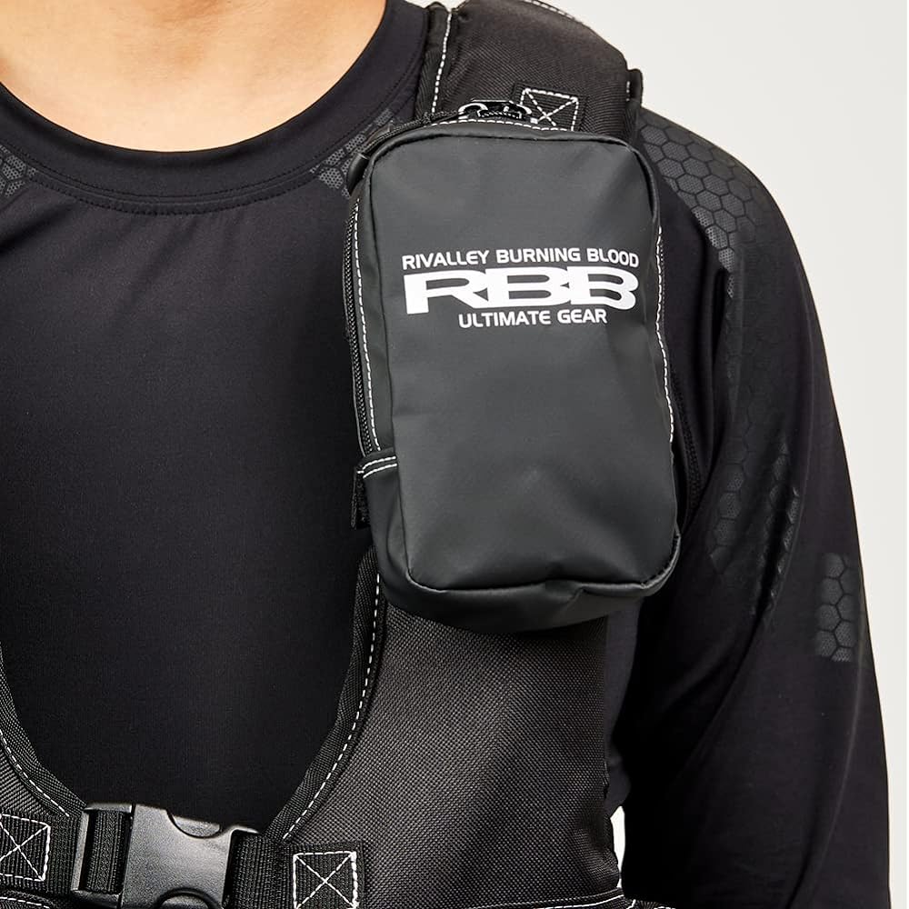 SOSHIN 7638 RBB Lure Game Vest Black/White Free