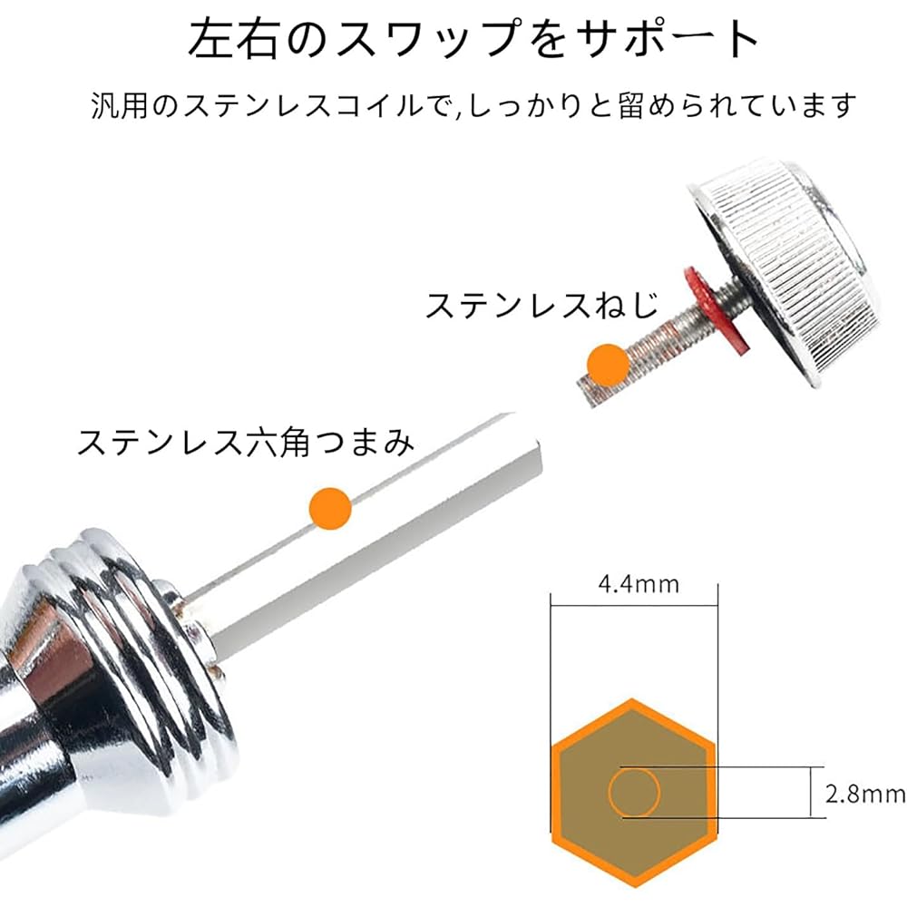 Fishing reel handle with double grip that rotates the reel at the same time / Metal fishing steering handle for left and right use