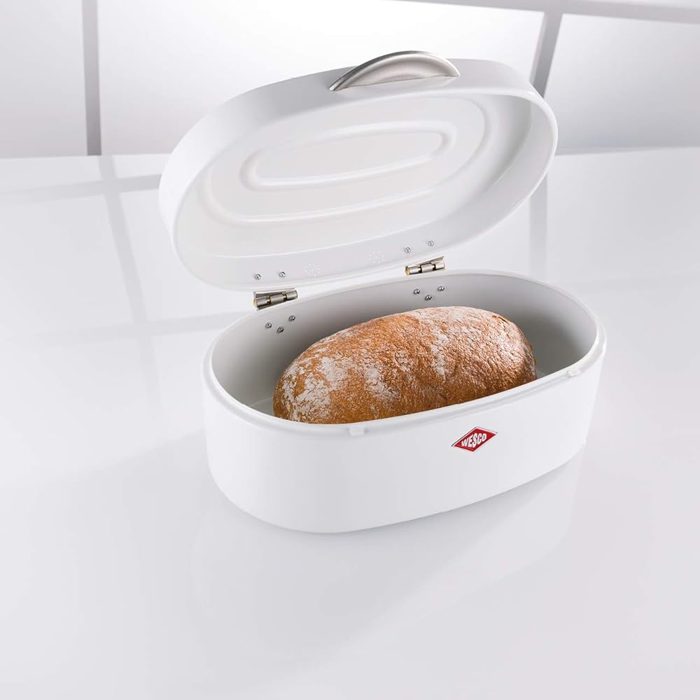 WESCO Bread Case Red 32 x 19.4 x H 14 cm Bread Box SINGLE ELLY 236101-02