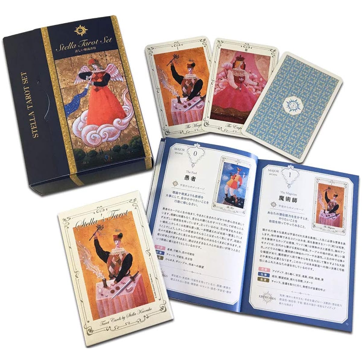 Tarot Cards Fortune Telling 78 Cards Stella Tarot Set [Stella Kaoruko's Original Tarot Card Set]