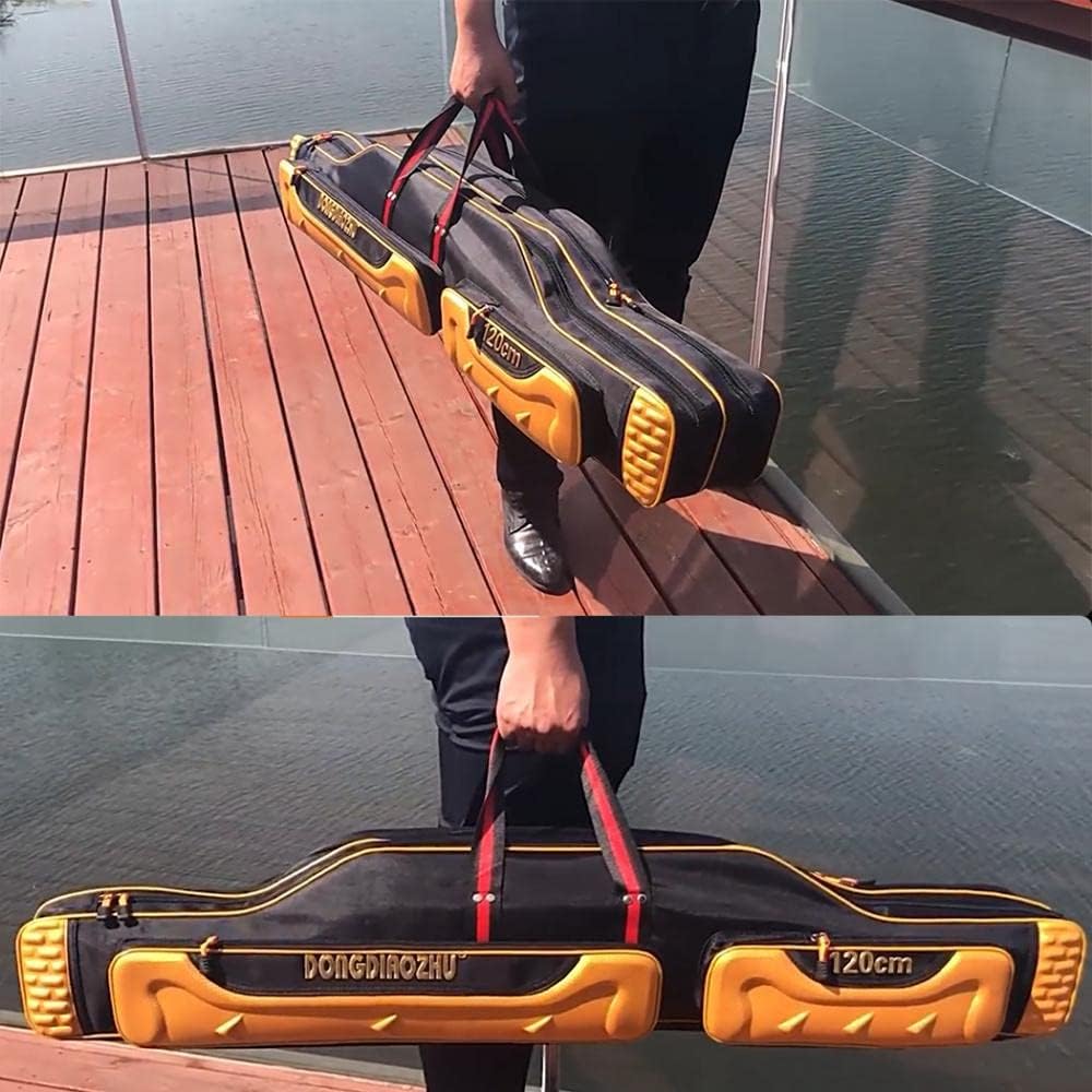 [GaUmiME] Fishing Rod Case, Large Capacity, Lightweight, Waterproof, Rod Case, Fishing Rod Case, Fishing Bag, Rod Bag, Portable, Shoulder Bag, Rod Bag, Convenient to Carry, Rod Storage