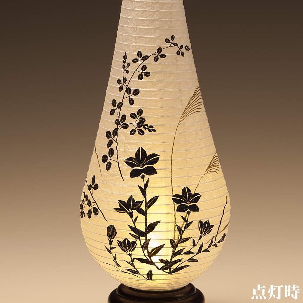 Buddhist Altar Shop Takita Shoten Bon Lantern Mini Yuika No. 3 LED Cordless "Amanohashidate" 3924 (1 piece) ◆ Height 30 cm x Width 11 cm ◆ Standing lantern with certificate