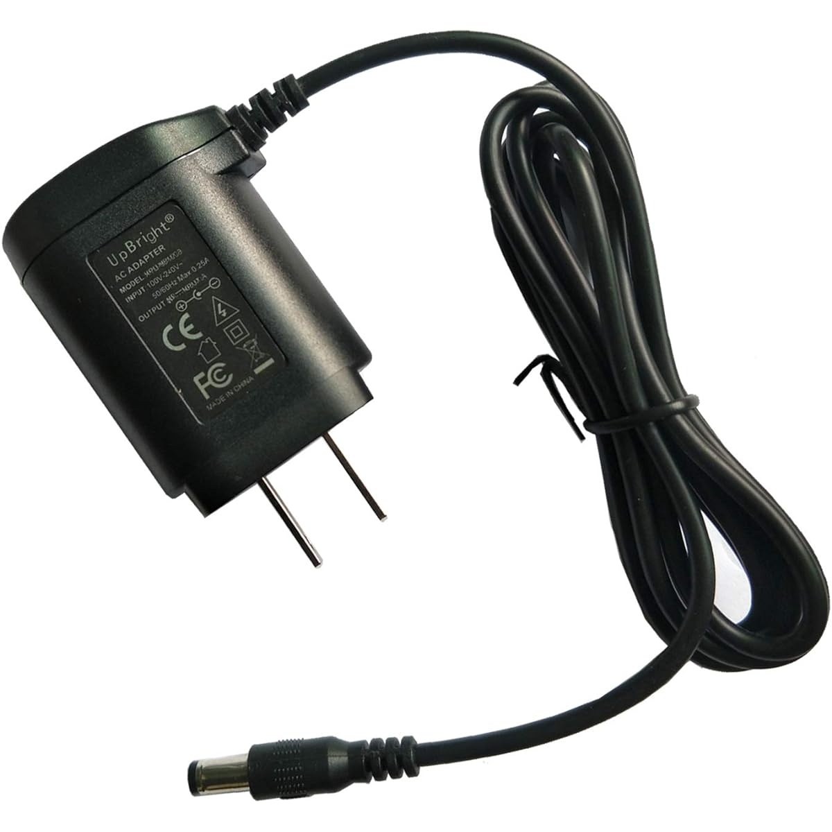 UpBright 6V AC Adapter Compatible with Casio CSADA600 AD-A60024SE AD-60024 AD-4160 AD-A60024 HR-100 HR-150 HR-8 HR-170 HR-200 CK-10 DIA-3560 AD-4150 Calculator PT- 1 Keyboard AD -C 60U 6VDC 300mA power supply