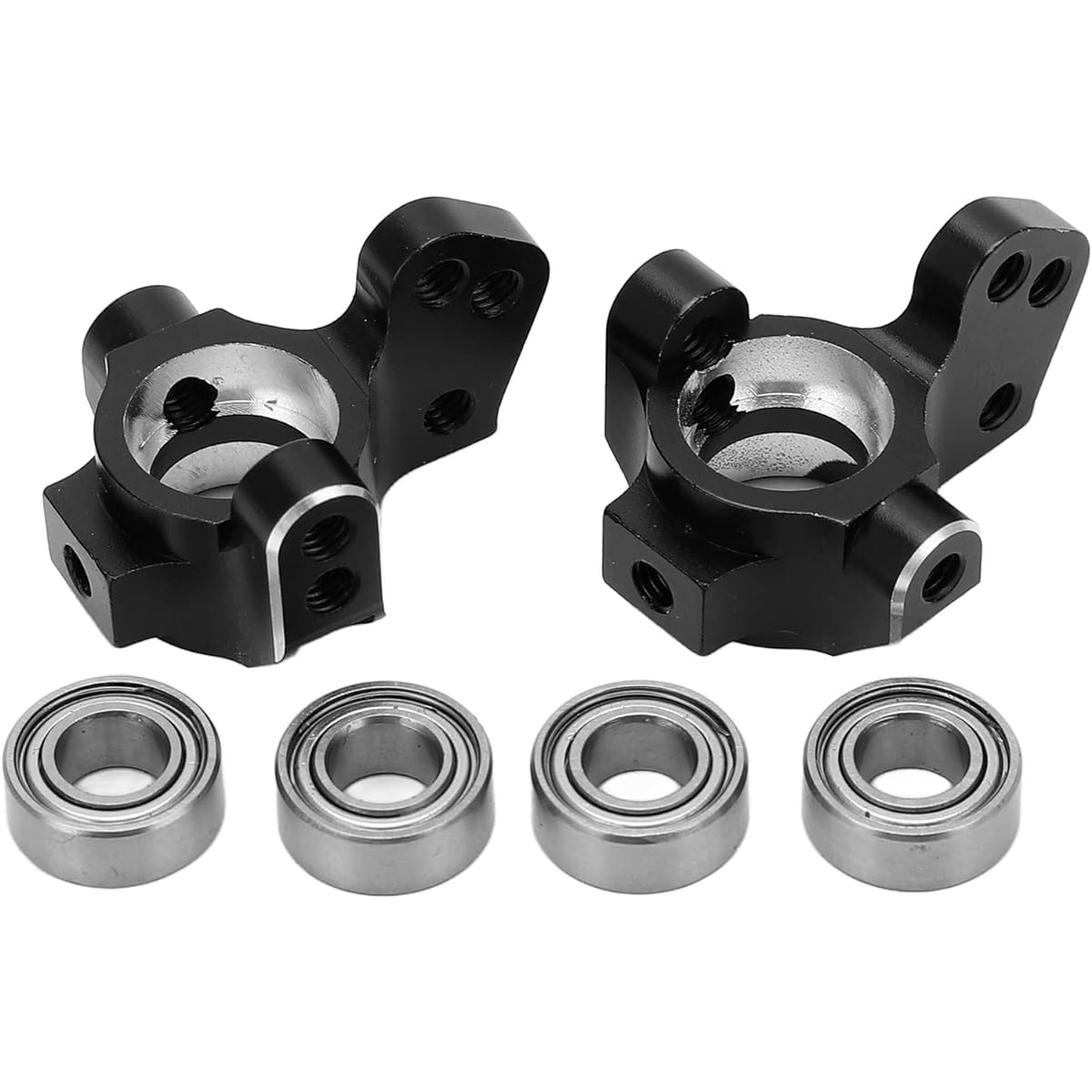 Pilipane Aluminum Alloy Metal Front Steering Cup Upgrade Parts for 3Racing Sakura D5 1/10 RC Car