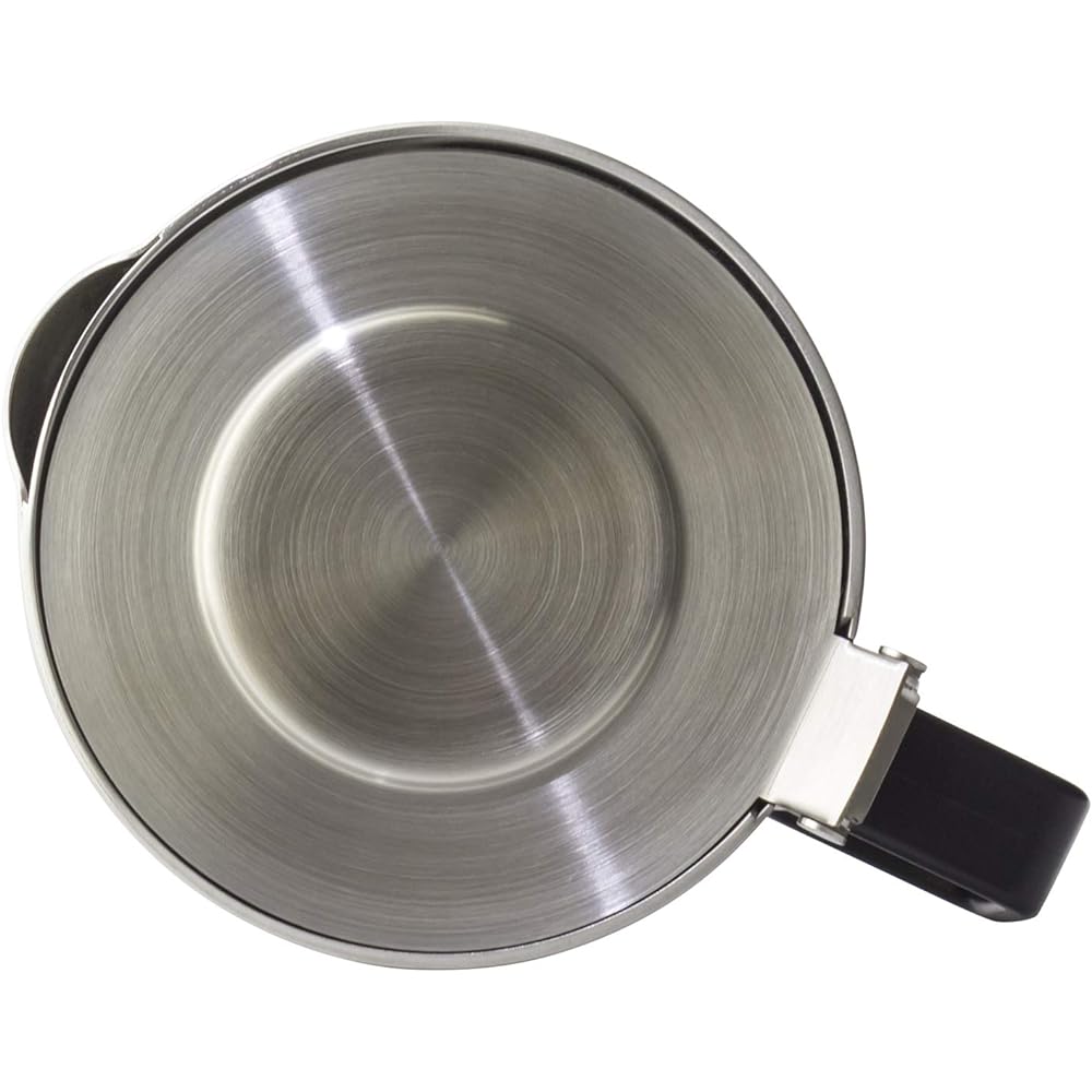 Forlife Teapot, Stainless Steel, 414ml, 2 Cups, Comes with Tea Strainer, Lid Does Not Fall Off, Can Be Poured with One Hand, Hospitality Teapot 601