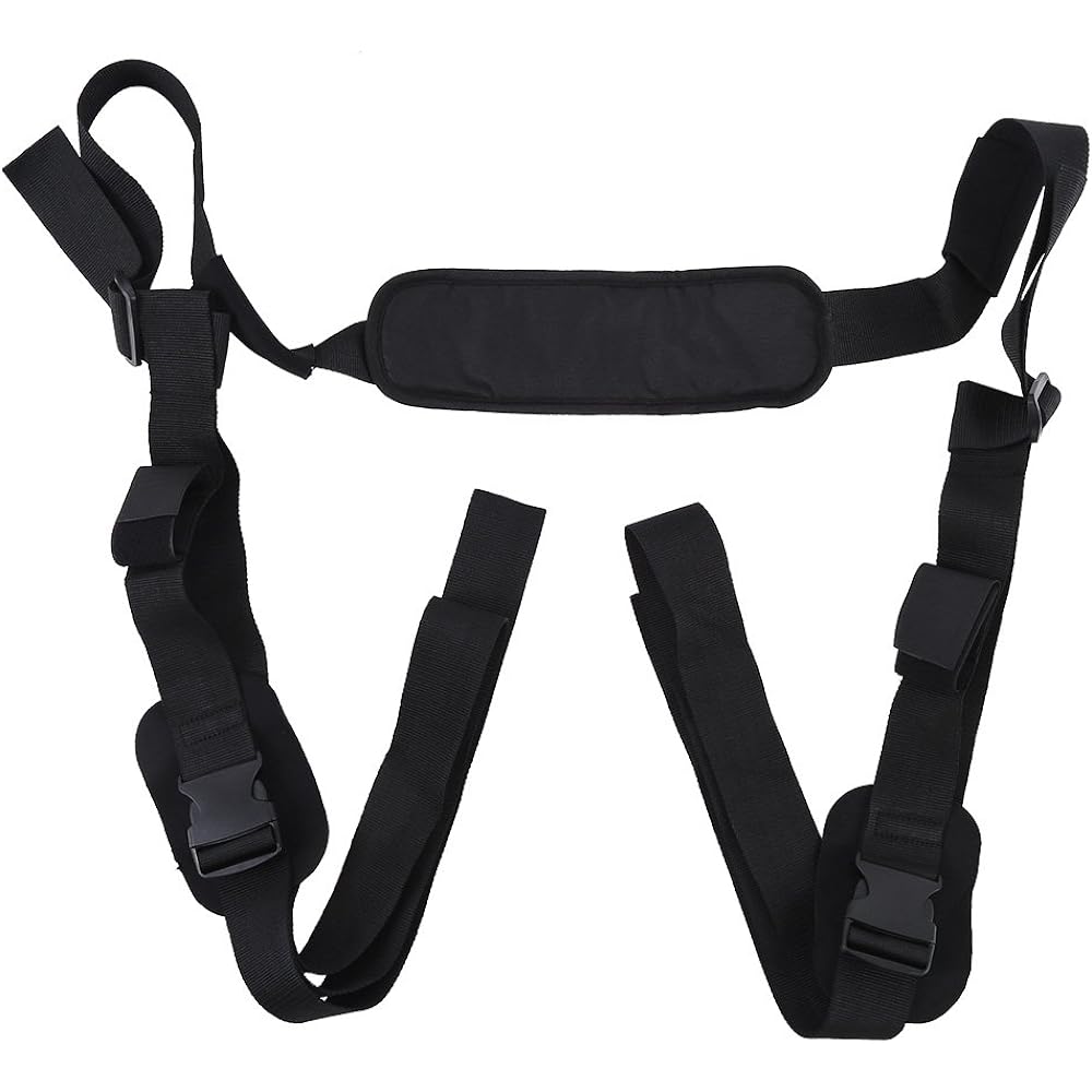 Dilwe Surfboard Strap, Board Shoulder Strap for Carrying Kayak, Sturdy, Corrosion Resistant, Stable, Built-in Shoulder Pad, Adjustable, Easy to Use, Perfect for Canoe/Kayak/Surfboard…
