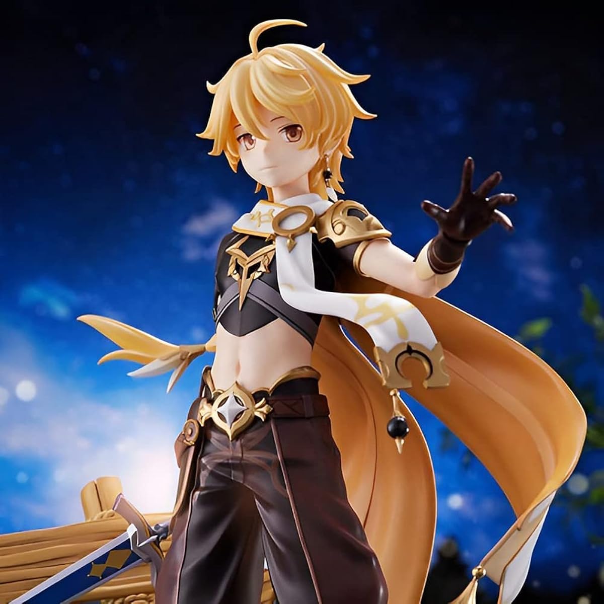 LimuToy Genshin Impact Figure Traveler 1/7 PVC Action Figure Static Game Figure Model 3D Collector Model Doll Great Gift for Genshin Game Fans 9.6inch/24.5cm Traveler (Other)
