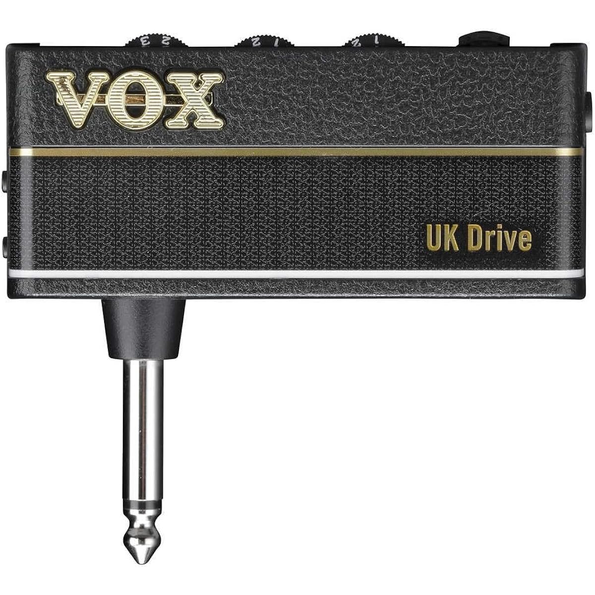 VOX Guitar Headphone Amplifier AmPlug3 UK Drive AP3-UD Box AmPlug3 Guitar Effector with Built-in Rhythm Machine, Ideal for Practice
