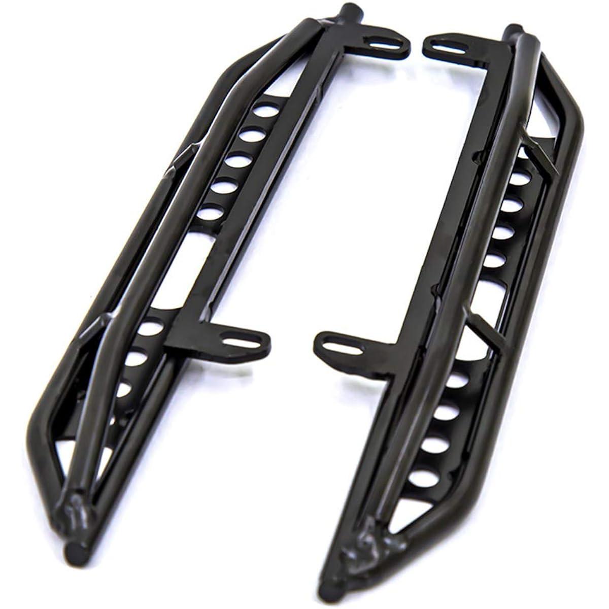 LAFEINA 1 Pair Side Step Pedal Metal Running Board for 1/10 Axial SCX10 III AXI03007 RC Car Parts