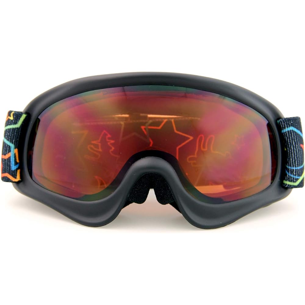 VAXPOT Goggles Snowboard Ski Kids Junior [Double Lens UV Protection Anti-fog Spherical Lens All Weather]