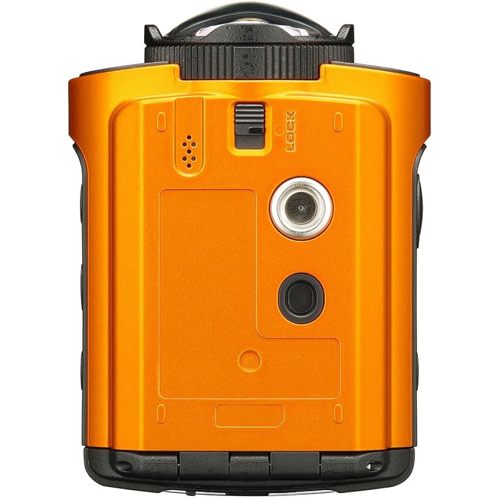 RICOH Waterproof Action Camera WG-M2 Orange 4K Video Ultra Wide Angle 204 degrees No housing required Waterproof 20m Shockproof 2m 03801