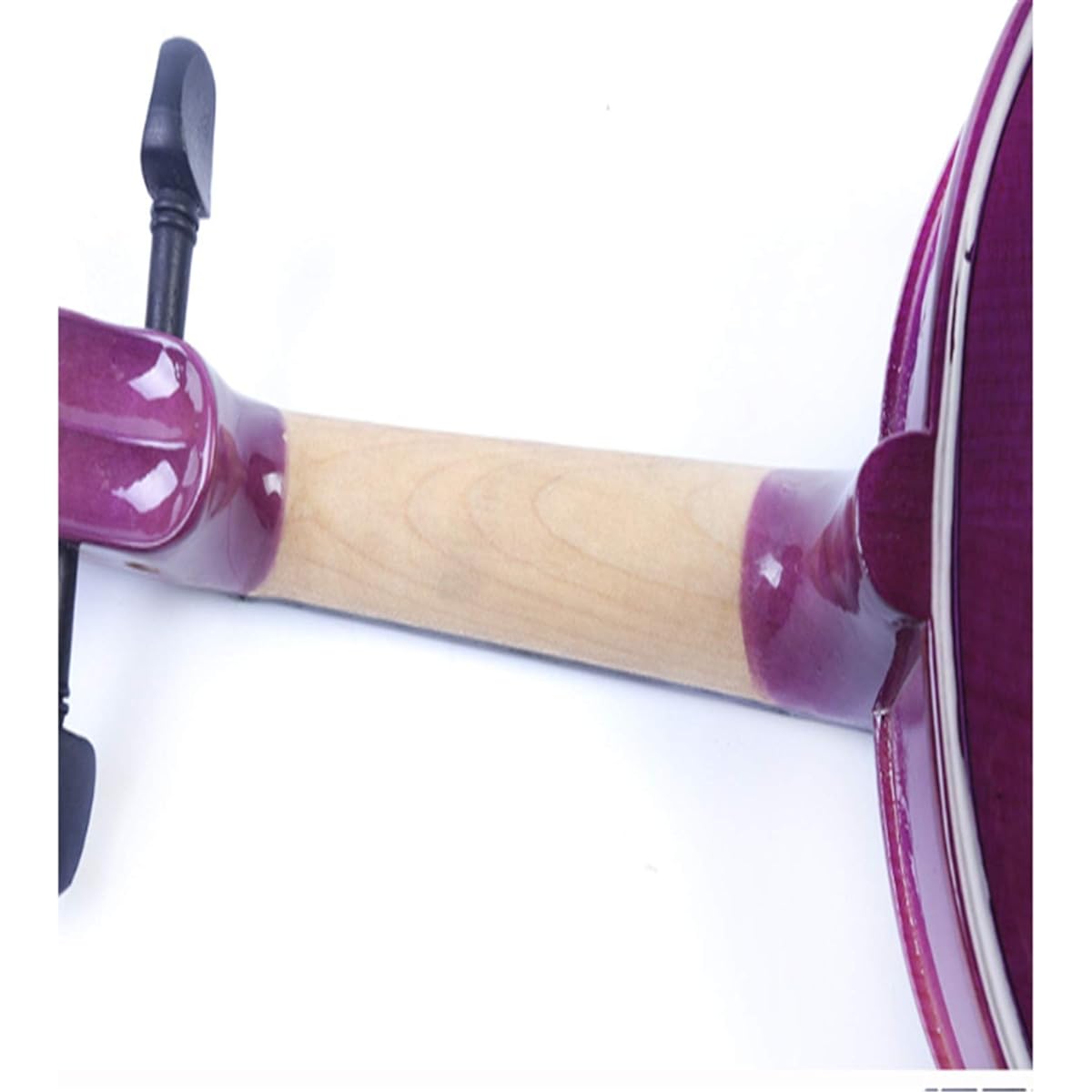 Violin Purple Solid Wood Violin Handmade Grade Examination Student Violin Violin for Beginners (Color: Purple)