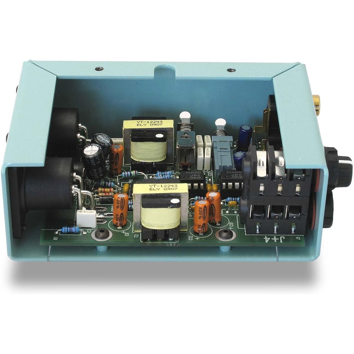 Radial J+4 Unbalanced -10dB to Balanced +4dB Stereo Converter [Officially Imported from Japan]