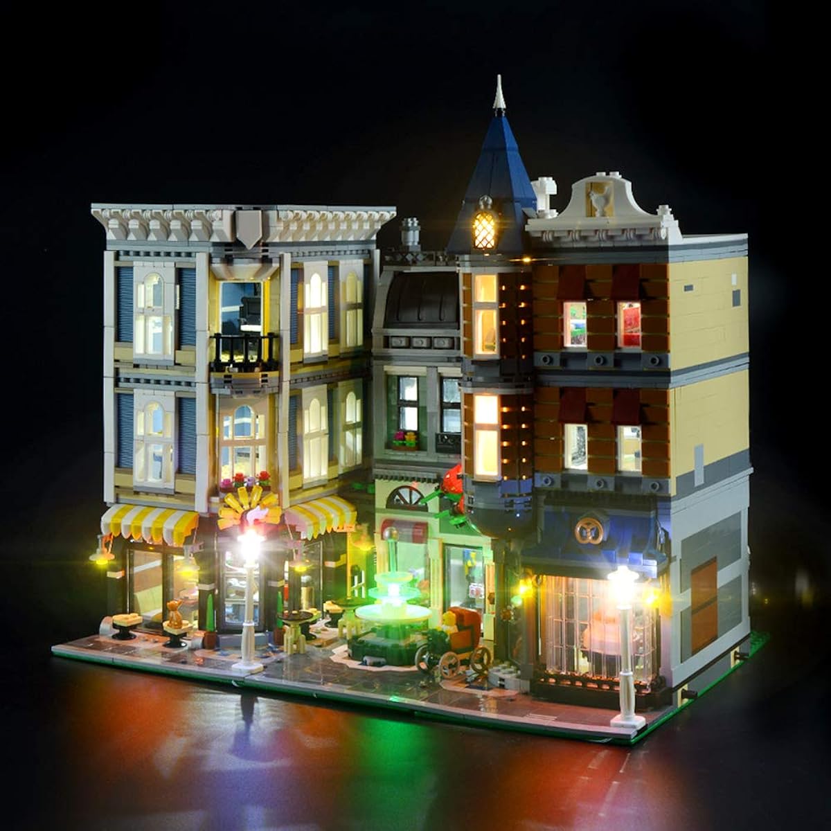 LIGHTAILING Light Set (Creator Expert The Assembly Square) Building Blocks Model - LED Light Kit Compatible with Lego 10255 (Model Not Included)