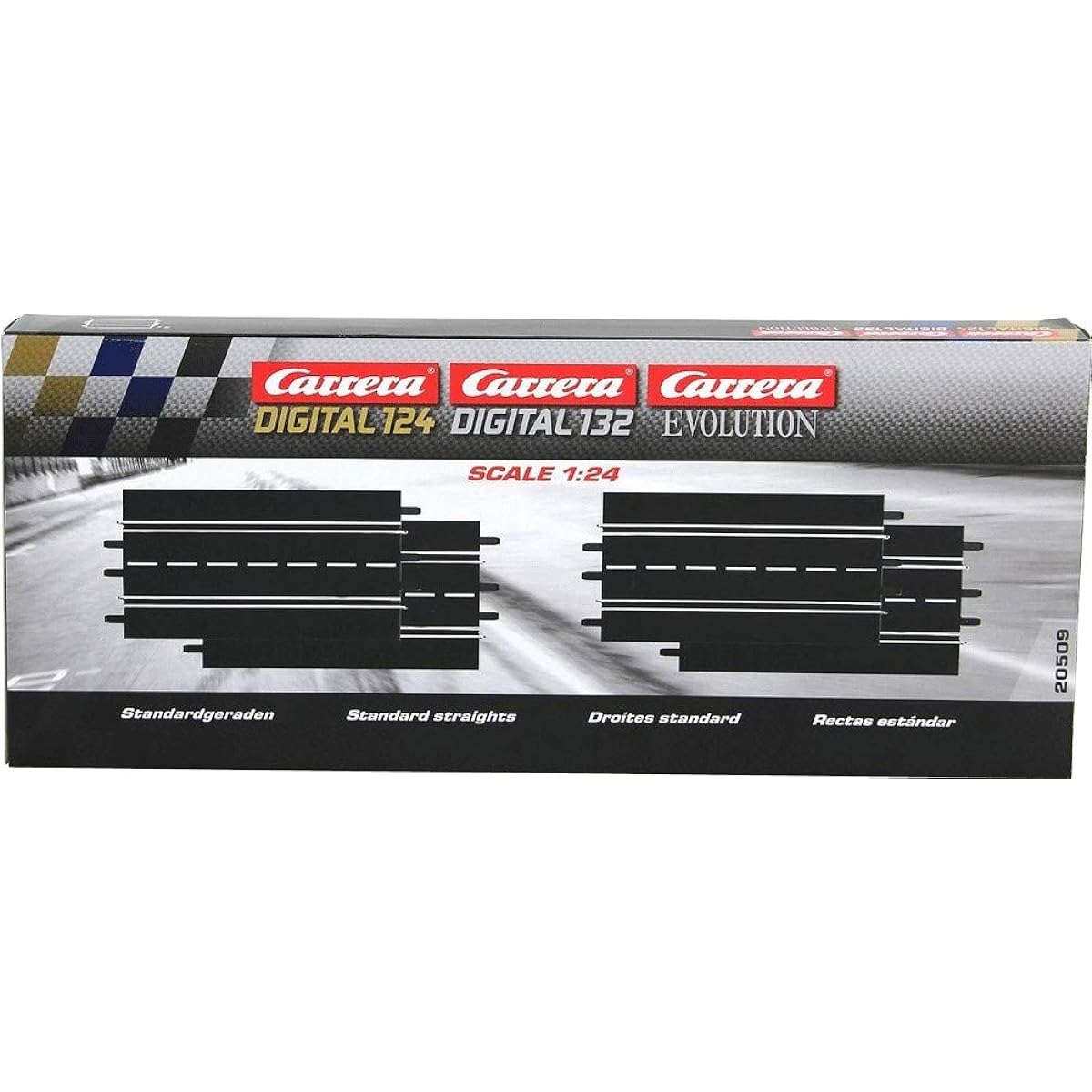 [Carrera America] Carrera USA Carrera Digital 124 Standard Straight, 4 pcs 20509 [Parallel import goods]