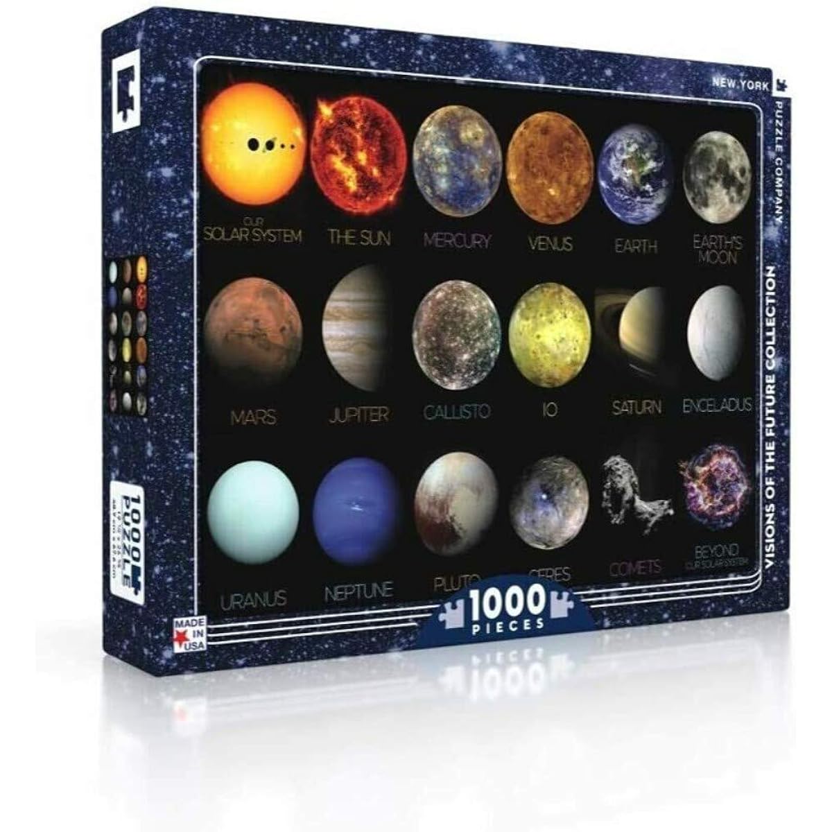 New York Puzzle Company 1000 Piece Jigsaw Puzzle NASA Solar System