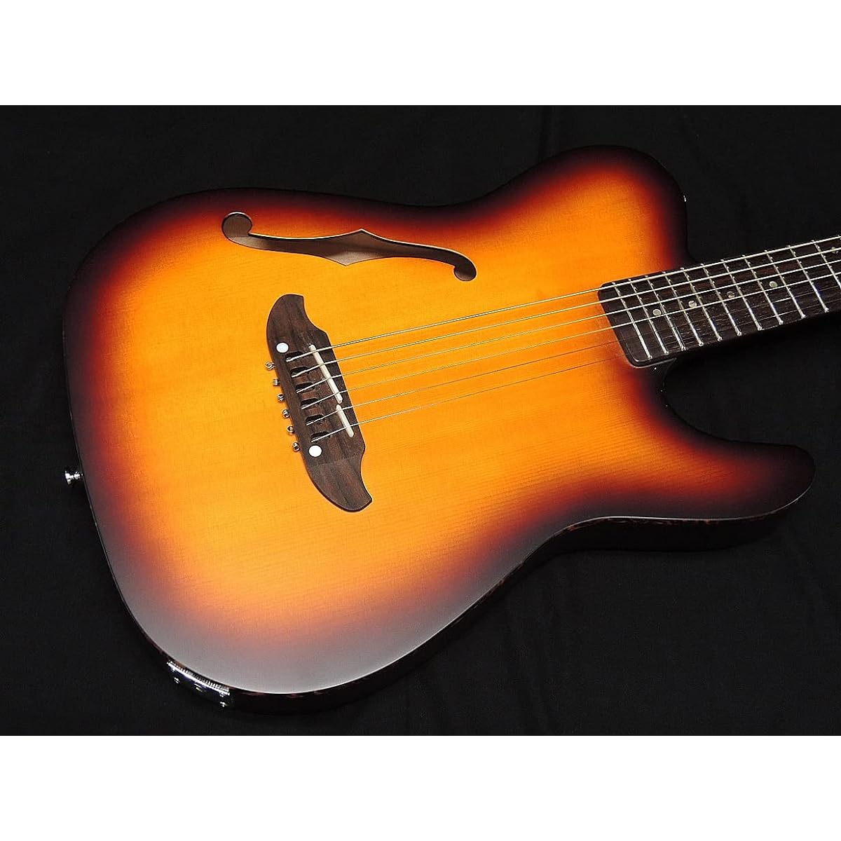 SCHECTER OL-FL TSB Oriental Line Schecter Thin Body Acoustic Guitar F Hole Electric Acoustic Satin Sunburst