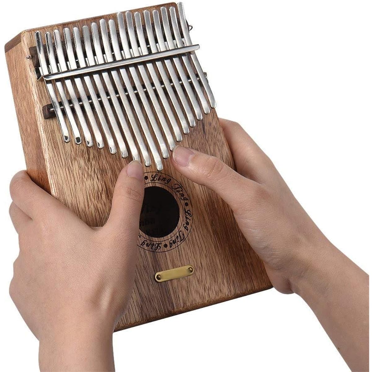 Thumb Piano 17 Keys Portable Thumb Piano Kalimba Mbira African Instrument