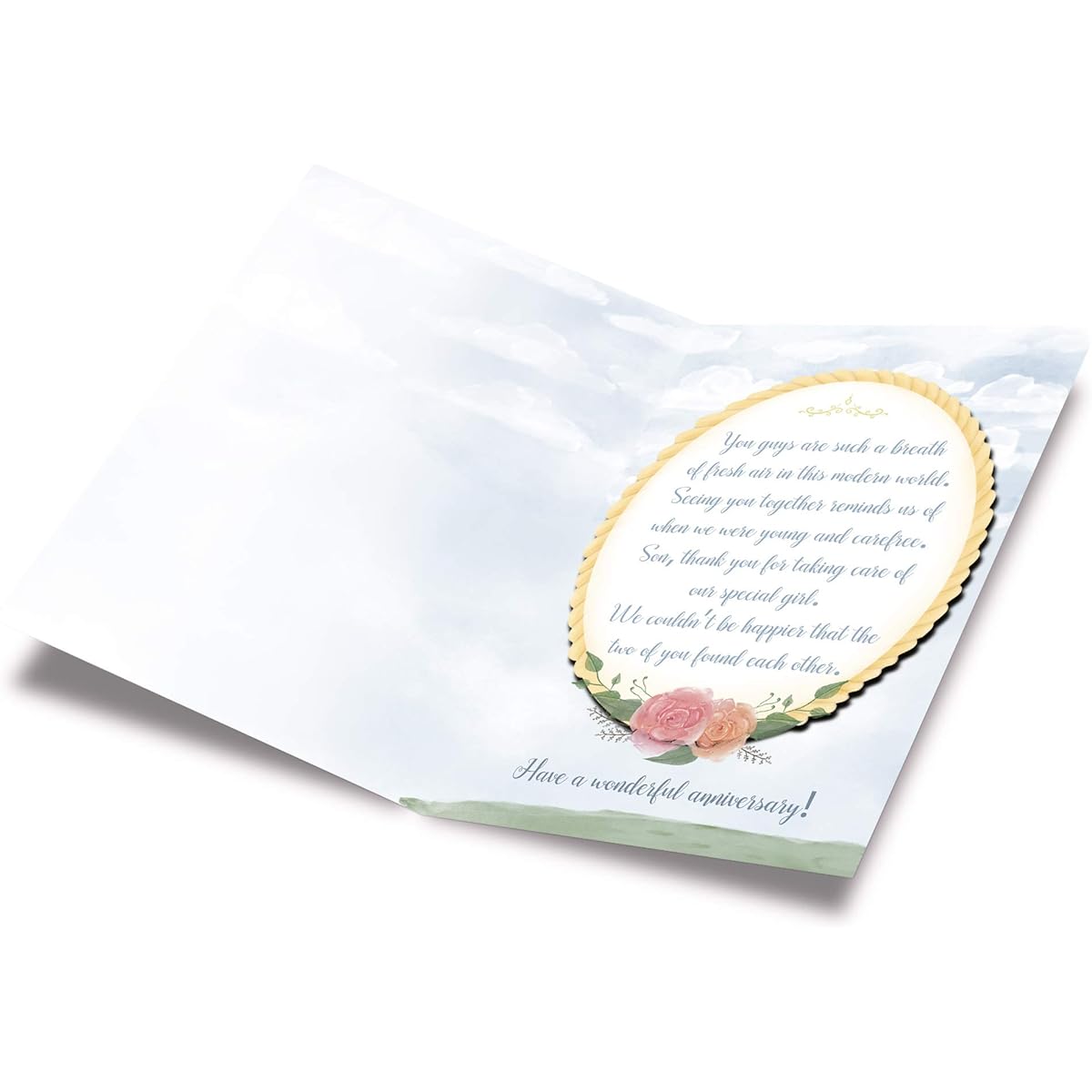 Prime Greetings Anniversary Cards Daughter and Son in Law