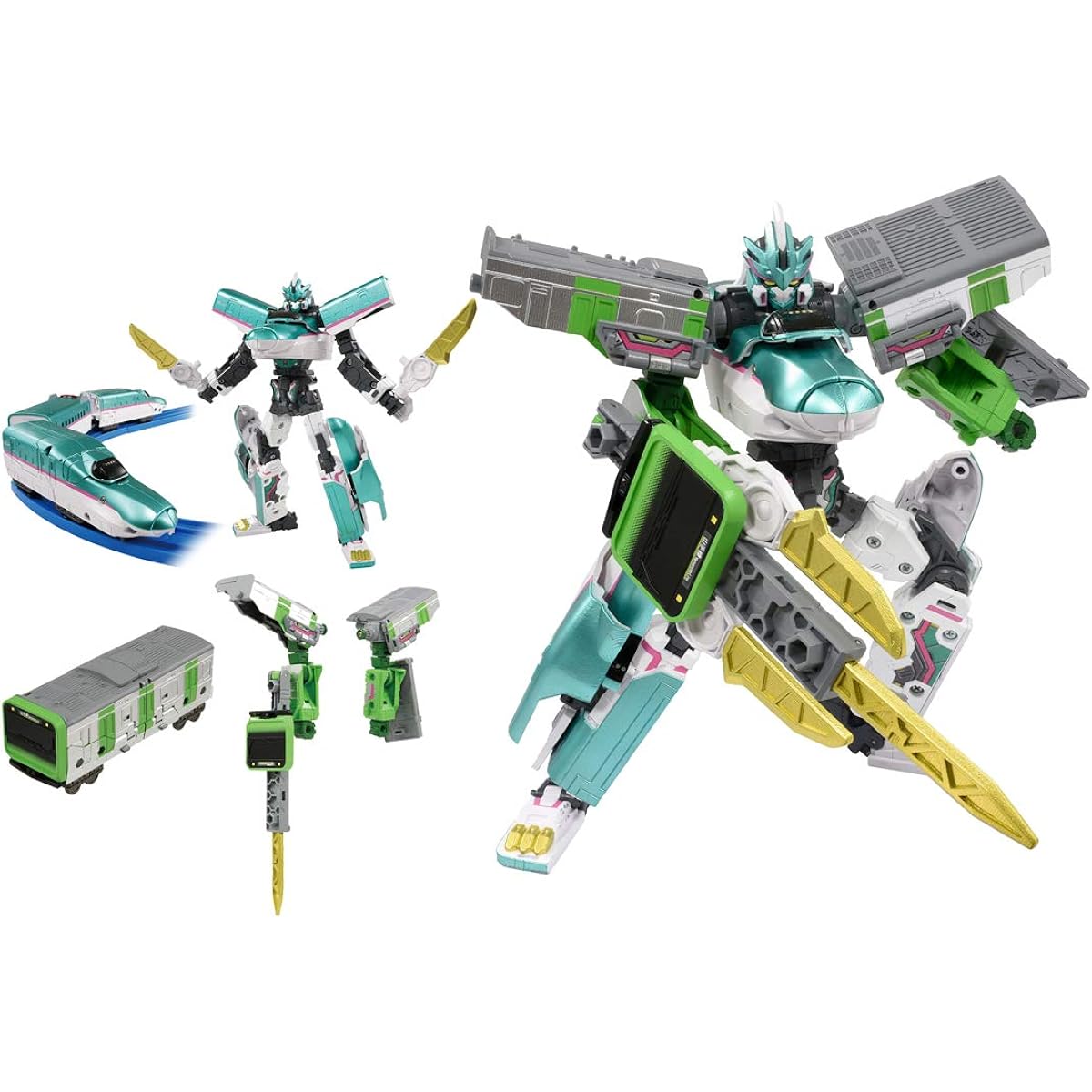 Takara Tomy "Plarail Shinkansen Transforming Robot Shinkalion Z Shinkalion Z E5 Yamanote Set" Train Toy Ages 3 and up Toy Safety Standards Passed ST Mark Certified PLARAIL TAKARA TOMY
