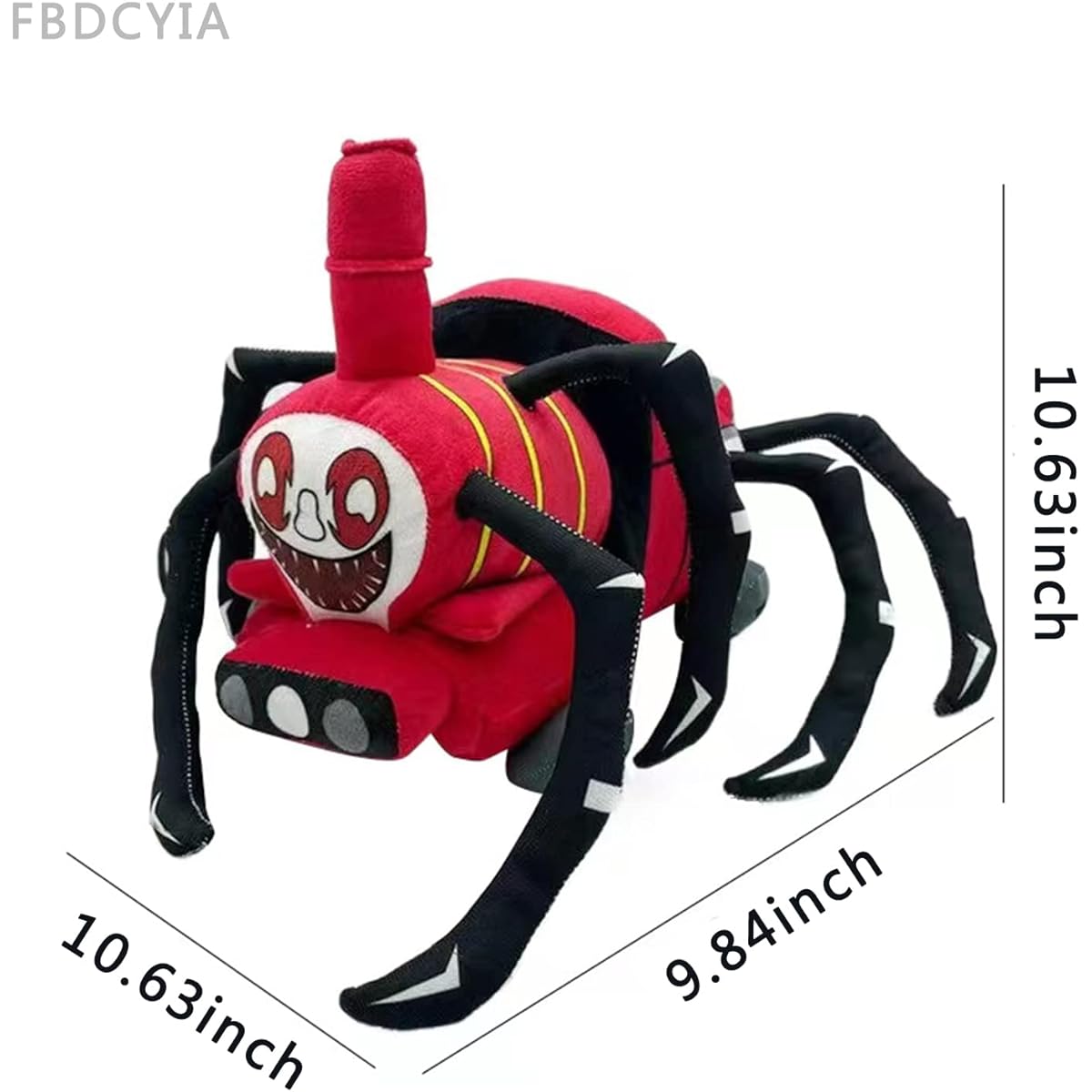 FBDCYIA Choo Choo Choo Charles Plush Toy 8.7 Inch Hell Charles Spider Train Doll Charles Hell Shape Gift for Kids Fans Choo Choo Train Toy Spider Plush Toy