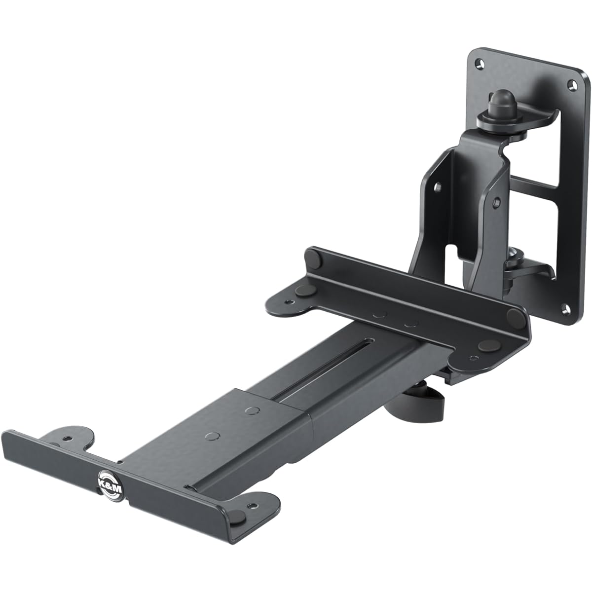 K&M Speaker Wall Mount, Wall Mount, Load Capacity: 15kg, Speaker-wall-mount-M-black, 24166-000-55