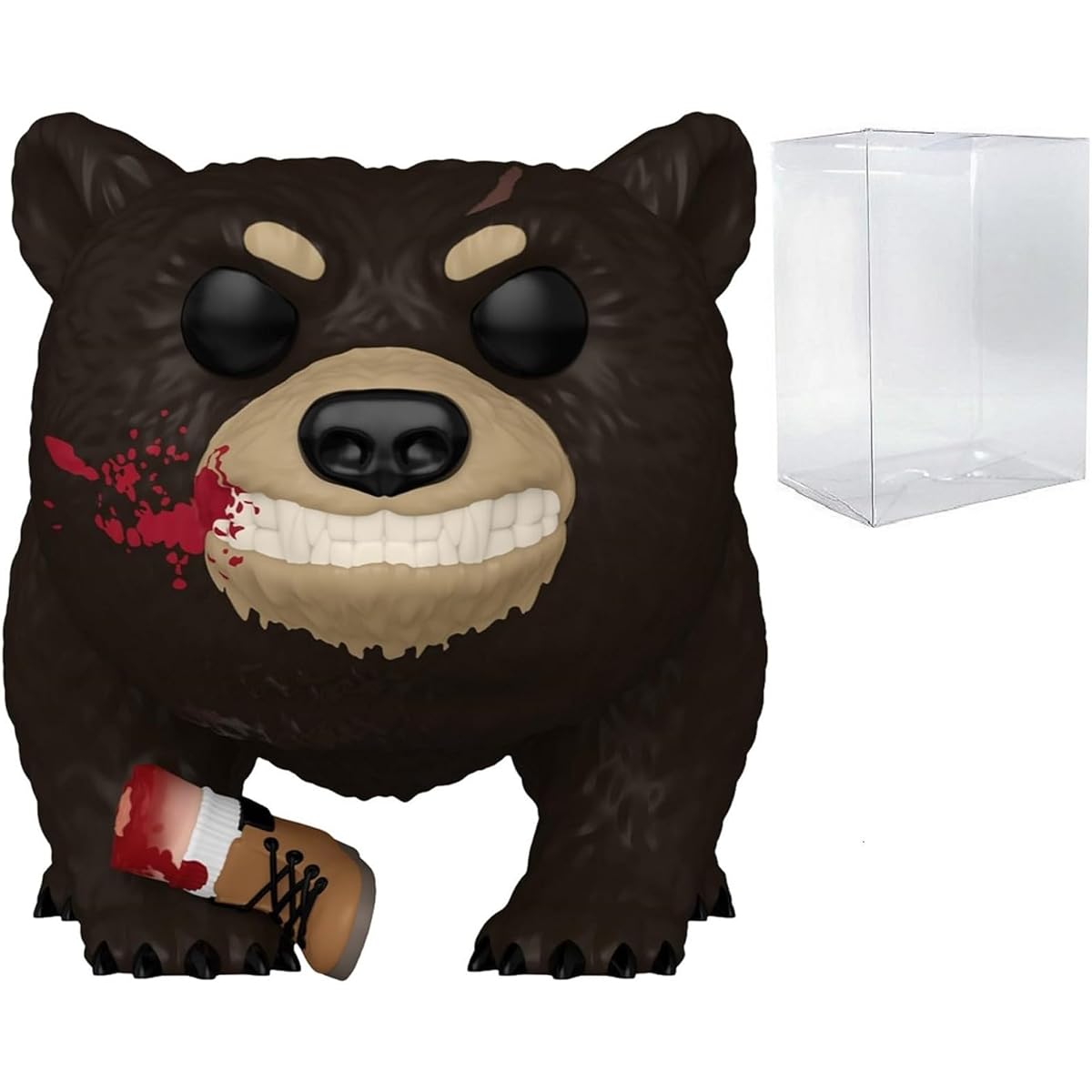 POP Horror Movies: Cocaine Bear - Bear with Bloody Legs Funko Vinyl Figure (Includes Compatible Box Protector Case) Multicolor 3.75"