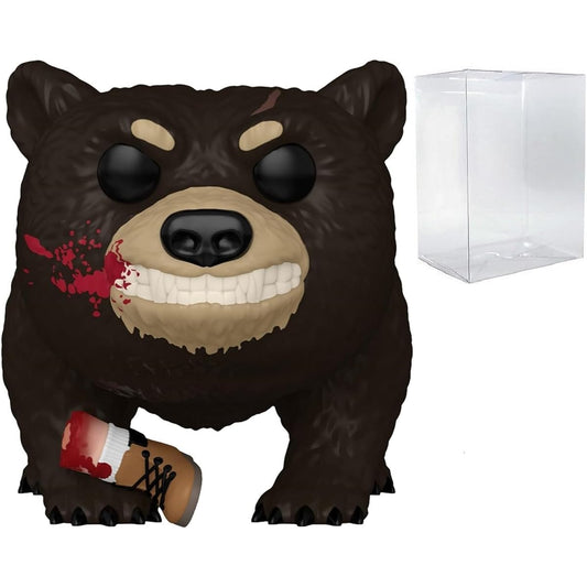 POP Horror Movies: Cocaine Bear - Bear with Bloody Legs Funko Vinyl Figure (Includes Compatible Box Protector Case) Multicolor 3.75"