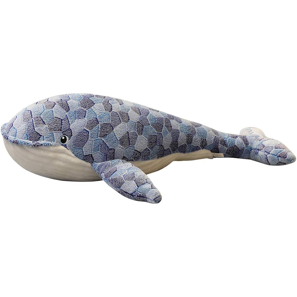 MILEE Plush Whale Cushion Fluffy Whale Body Pillow Extra Large Ocean Fish Birthday Gift (150cm)