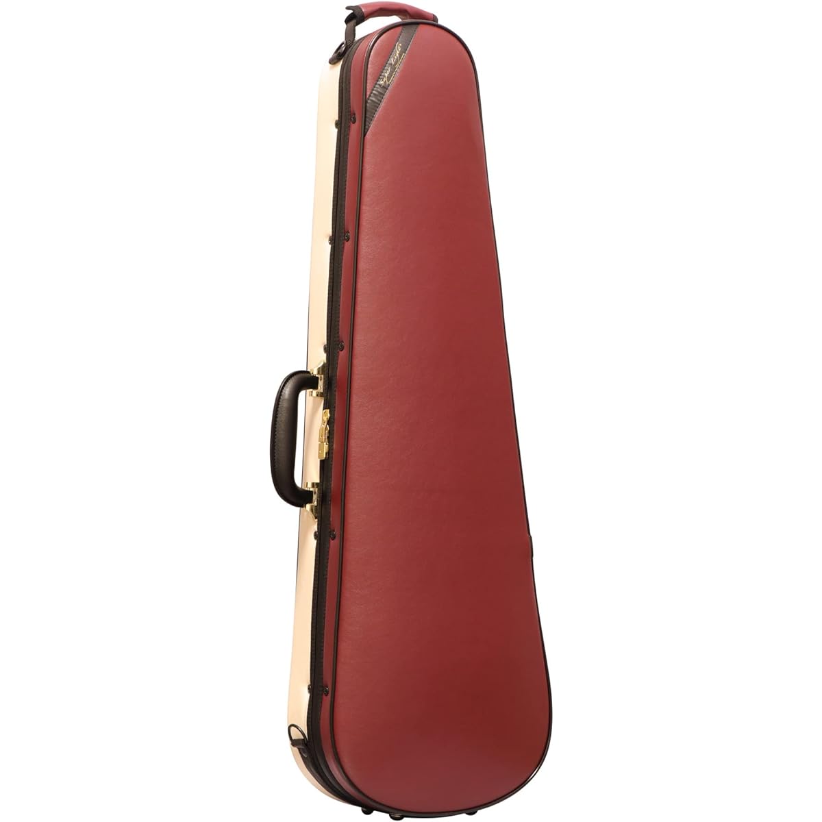 Super Light Shaped Violin Case (Triangular Type) "Elegance 2 Tone" Burgundy