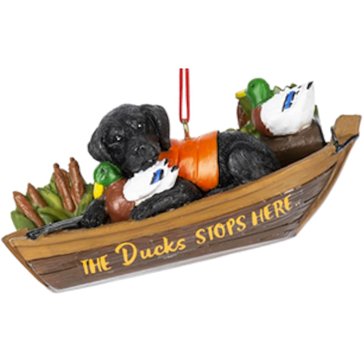 The Bridge Collection The Ducks Stop Here Duck Hunting Ornament Holiday Home Christmas Tree Ornament Hunter Ornament Duck Ornament